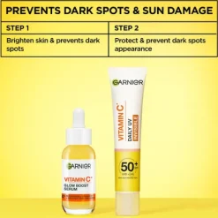 Garnier Vitamin C* Glow-Boosting Daily UV-Fluid SPF50+ Invisible 40 ml