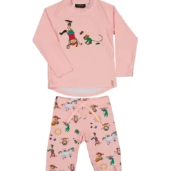 Geggamoja Pippi Långstrump UV-Set Rosa 122/128