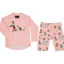 Geggamoja Pippi Långstrump UV-Set Rosa 110/116