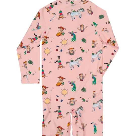 Geggamoja Pippi Långstrump UV-Dräkt Rosa 134/140