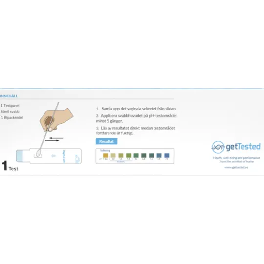 GetTested Vaginalt pH test