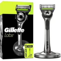GilletteLabs Rakhyvel Exfoliating Bar 1 Rakblad & Magnetiskt Ställ