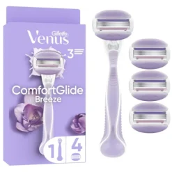 Gillette Venus ComfortGlide Breeze Rakhyvel med 4 st Rakblad