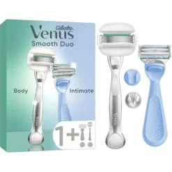 Gillette Venus Duopack Rakhyvel för Intimområdet + ComfortGlide 2 rakblad