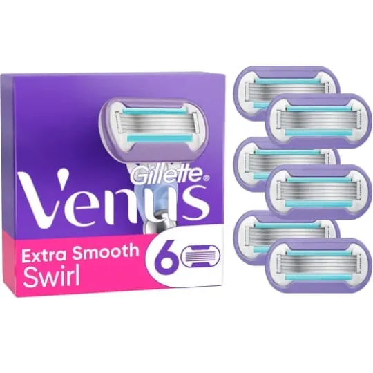 Gillette Venus Extra Smooth Swirl Rakblad 6 st