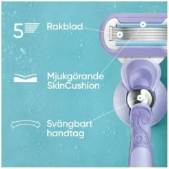 Gillette Venus Extra Smooth Swirl Rakhyvel med 1 Rakblad