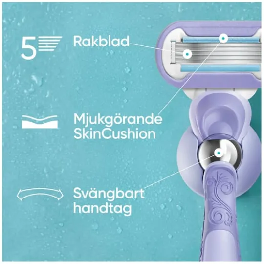 Gillette Venus Extra Smooth Swirl Rakhyvel med 1 Rakblad