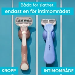 Gillette Venus Intimate Rakblad för Intimområdet 4 st