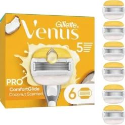 Gillette Venus Pro ComfortGlide Coconut & Olay Rakblad 6 st