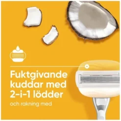 Gillette Venus Pro ComfortGlide Coconut & Olay Rakblad 6 st