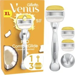 Gillette Venus Pro ComfortGlide Coconut & Olay Rakhyvel med 3 st Rakblad