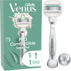 Gillette Venus Pro ComfortGlide Sensitive Rakhyvel med 1 Rakblad