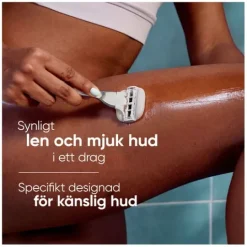 Gillette Venus Pro ComfortGlide Sensitive Rakhyvel med 6 st Rakblad