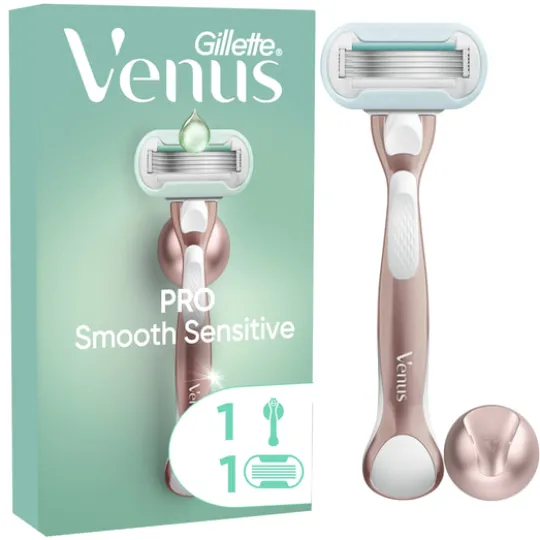 Gillette Venus Pro Smooth Sensitive Rakhyvel med 1 Rakblad