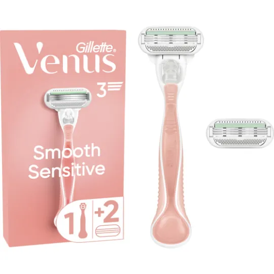 Gillette Venus Smooth Sensitive Rakhyvel med 2 st Rakblad