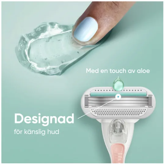 Gillette Venus Smooth Sensitive Rakhyvel med 2 st Rakblad