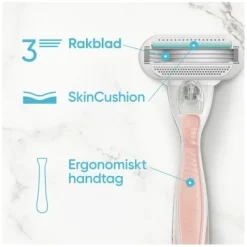 Gillette Venus Smooth Sensitive Rakblad 4 st