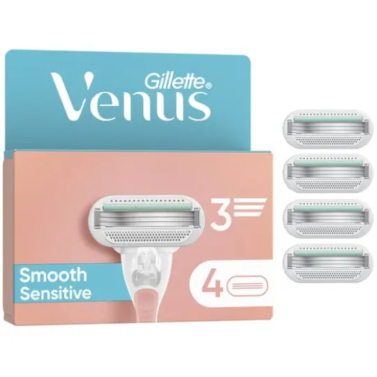 Gillette Venus Smooth Sensitive Rakblad 4 st