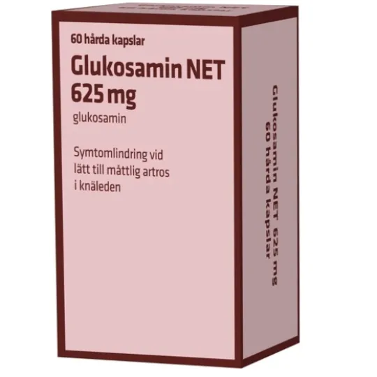 Glukosamin NET 625 mg 1 x 60 kapsel/kapsla Kapsel, hård