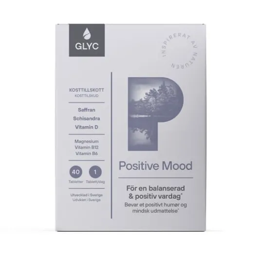 GLYC Positive Mood 40 tabletter