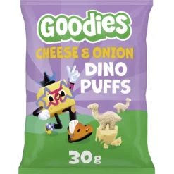 Goodies Dino Puffs Ost & Lök 30 g