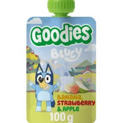 Goodies Fruktklämmis Bluey Banan/Jordgubb/Äpple 100 g