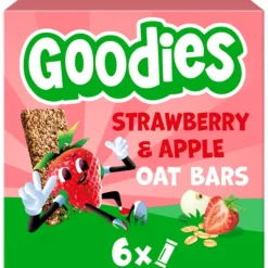 Goodies Havrebar Jordgubb & Äpple 23 g 6-pack