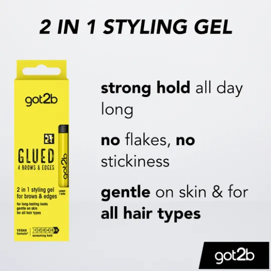 got2b Glued 4 Brows & Edges 2-i-1 Gel 16 ml