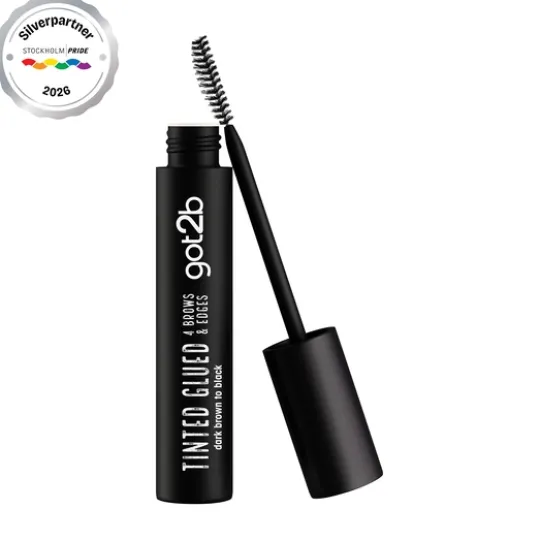 got2b Glued 4 Brows & Edges Pigmenterad Gel 2-i-1 Svart 16 ml