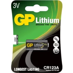GP Batteries Lithiumbatteri CR123A 1-pack
