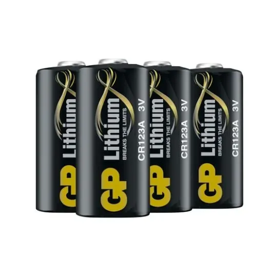 GP Batteries Lithiumbatteri CR 123A 4-pack