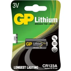 GP Batteries Lithiumbatteri CR123A 1-pack