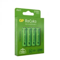 GP Batteries ReCyko AA-batteri 2100mAh 4-pack