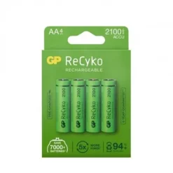 GP Batteries ReCyko AA-batteri 2100mAh 4-pack