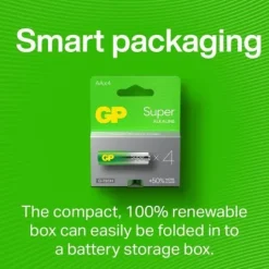 GP Batteries Super Alkaline AA-batteri 15A/LR6 4-pack