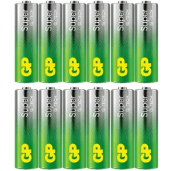 GP Batteries Super Alkaline AA-batteri 15A/LR6 12-pack