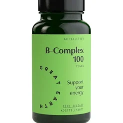 Great Earth B-Complex 100 mg 60 tabletter