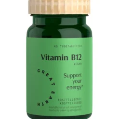 Great Earth B-12 500 mcg 60 tuggtabletter