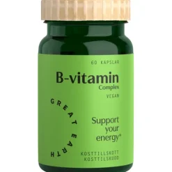 Great Earth B-vitamin Complex 60 kapslar