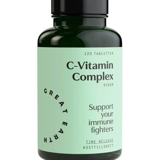 Great Earth C-Vitamin Complex 120 tabletter
