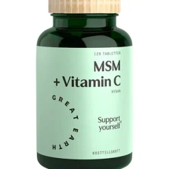 Great Earth MSM 1000 mg + Vitamin C 120 tabletter