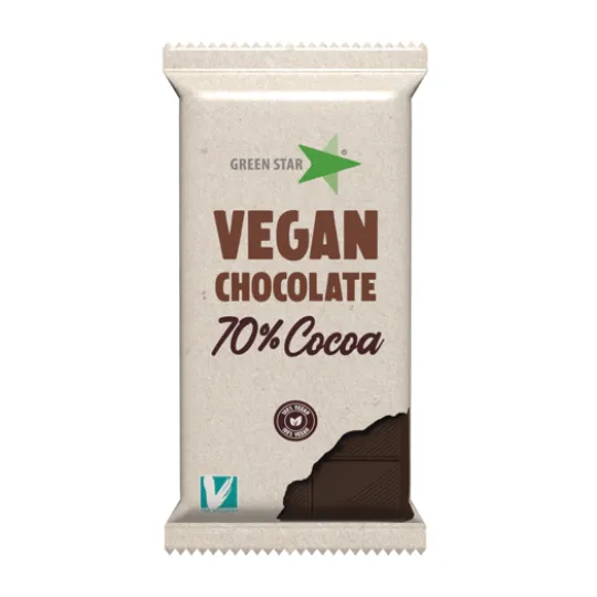 Green Star Vegan Choklad 70% 90 g
