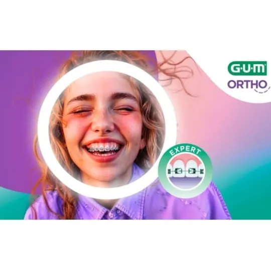 GUM Ortho Tandborste 1 st