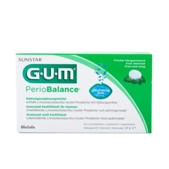 GUM PerioBalance Sugtabletter 30 st