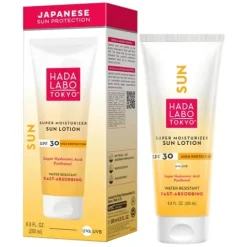 Hada Labo Tokyo Super Moisturizer Sun Lotion SPF30 200 ml
