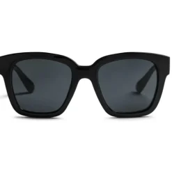 Haga Eyewear Marbella Shiny Black Grey lens