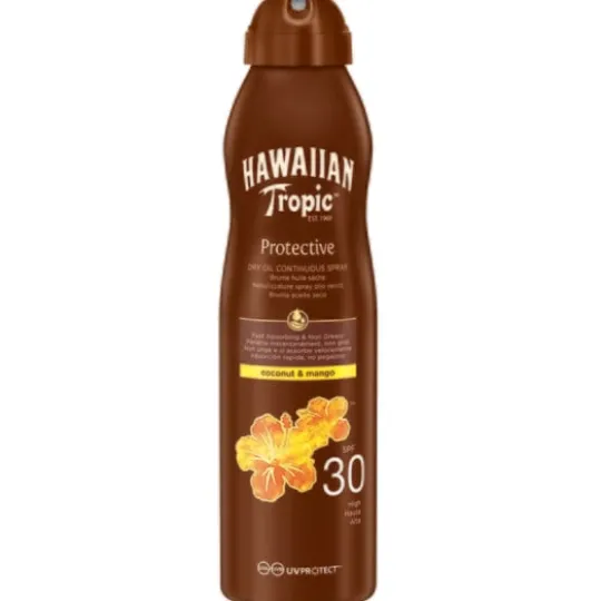 Hawaiian Dry Oil Coconut & Mango C-spray SPF30 180 ml