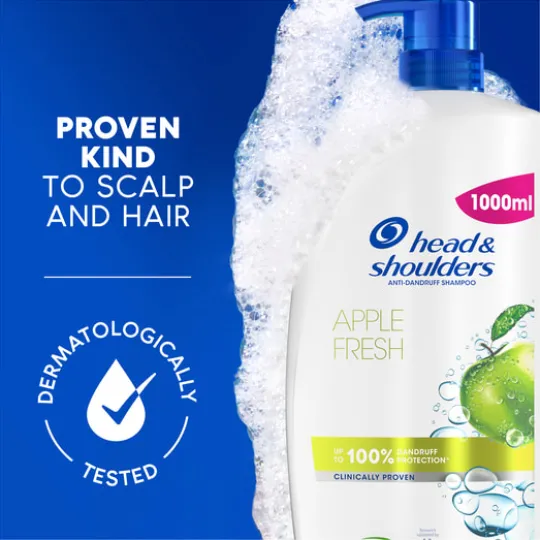 Head & Shoulders Apple Fresh Shampoo mot mjäll 1000 ml