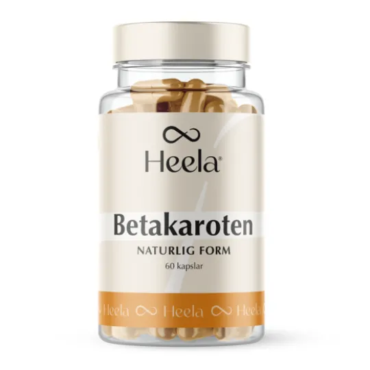 Heela Betakaroten 25 mg 60 kapslar