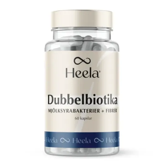 Heela Dubbelbiotika 60 kapslar